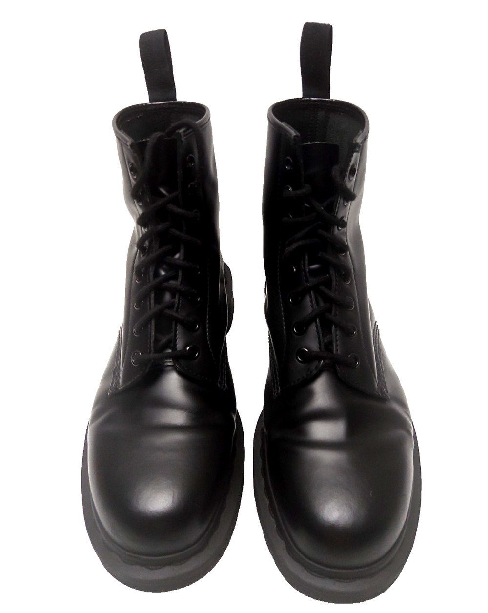 Dr. Martens Men's 1460 Mono Smooth Leather Lace-Up Boots Black, Size 11